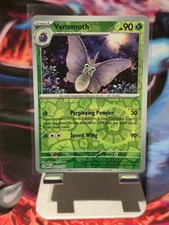 Venomoth 49/165 Reverse Holo MEW Scarlet & Violet 151 Pokemon Card NM