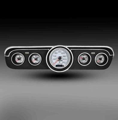 Intellitronix White LED Analog Gauge / GPS Sending Unit For 65-66 Ford Mustang