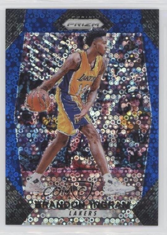 2017-18 Panini Prizm Fast Break Blue Prizm 125/175 Brandon Ingram #284 7bo