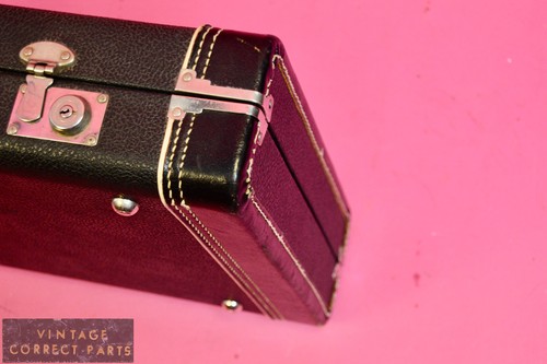 Vintage 1965 Fender Case Jazzmaster Jaguar  "No Tail" logo - CLEAN 1966 1967 68 - Picture 13 of 14