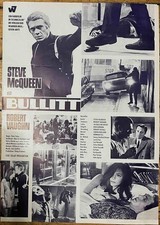 BULLITT German A2 movie poster STEVE McQUEEN JACQUELINE BISSET 1968 VERY RARE