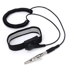 STREBITO anti Static Wrist Strap, 11" Antistatic Wrist Band Grounding Bracelet E