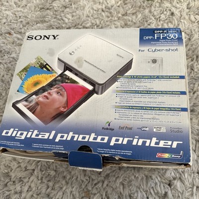 Sony Digitaler Fotodrucker DPP-F Serie DPP-FP30 für Sony Cyber Shot boxed sehr guter Zustand 