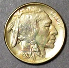 1920 Buffalo Nickel Attractive Toned AU.