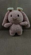 Amigurumi Handmade Crochet Pink Plush Bunny