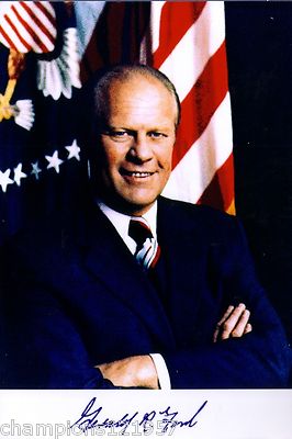 Gerald Ford ++Autogramm++ ++US Präsident++