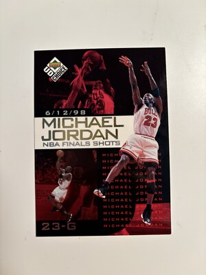 1998 Upper Deck - Michael Jordan NBA Finals Shots 6/12/98 | eBay