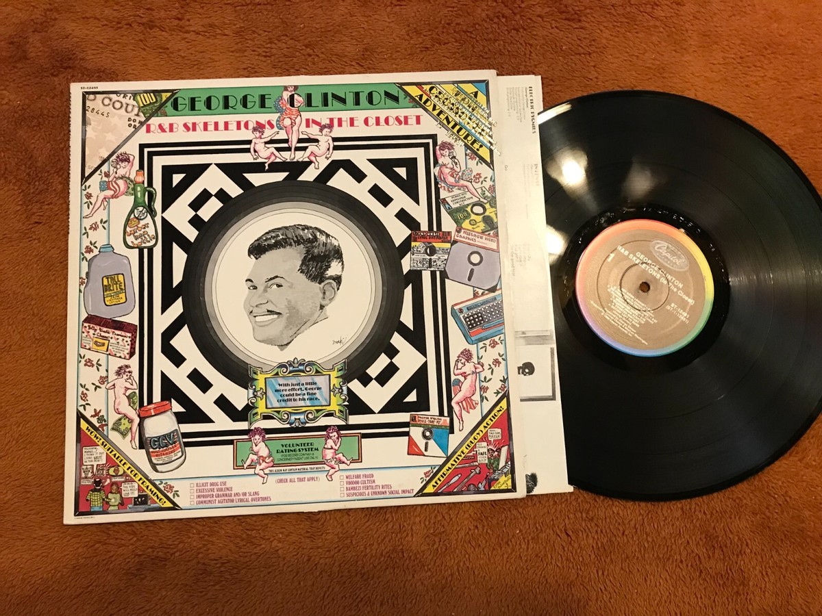 GEORGE CLINTON R&B SKELETONS IN THE CLOSET LP VINYL RECORD GEORGE CLINTON R&B SKELETONS IN THE CLOSET LP VINYL RECORD