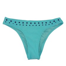 Aerie Women's Cheeky Bikini Bottom Size XS Springs Blue Swimsuit