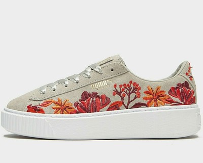 puma platform floral