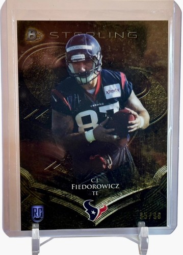 C.J. Fiedorowicz #48 2014 Bowman Sterling card