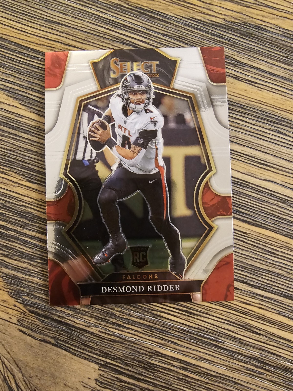 2022 Panini Select Football Desmond Ridder RC #104 Premier Level Atlanta Falcons