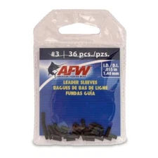 AFW Single Barrel Crimping Sleeves Fishing Rigging Supplies