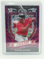 Rafael Devers 2021 Chronicles Crusade Purple Velocity - #11  - Boston Red Sox