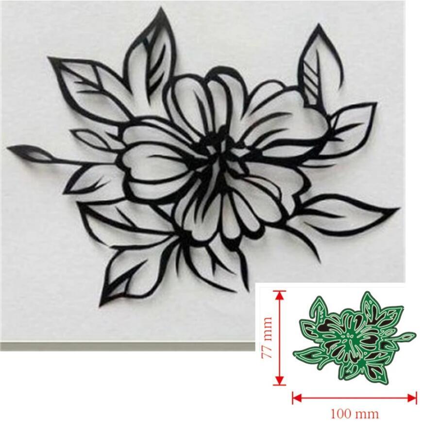 Metal Cutting Dies Flower Decoration Scrapbook Paper Mould Blade Punch