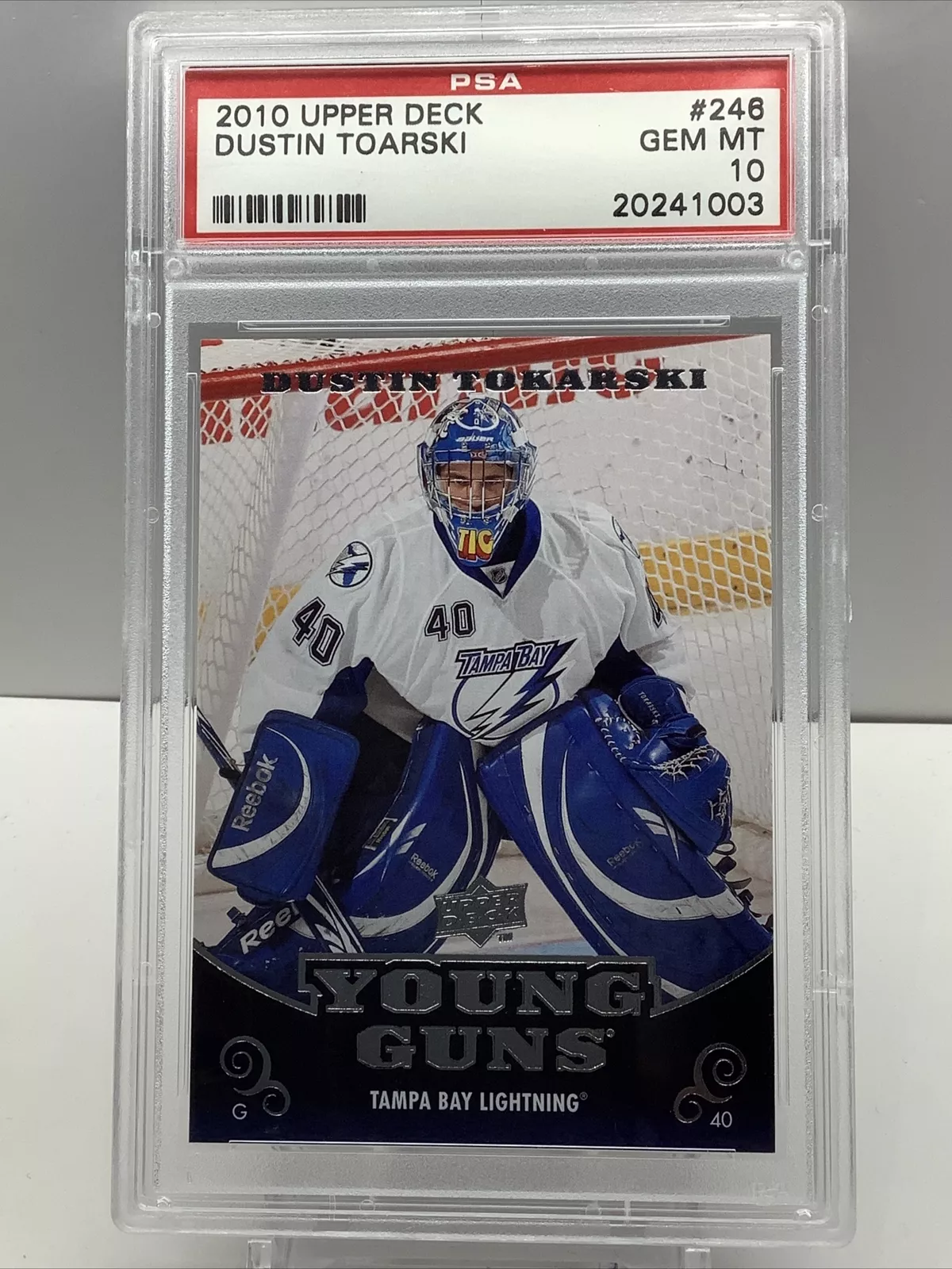 Dustin Tokarski trading card
