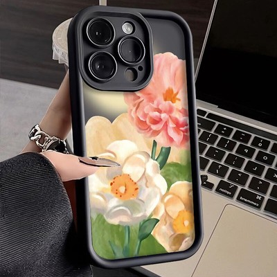 For OPPO VIVO Infinix Tecno Phone Back Case Women Girls Luxury Flower ShockProof
