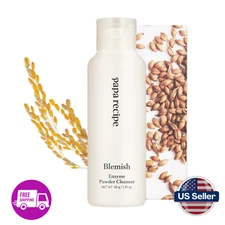 Papa Recipe Blemish Enzyme Powder Cleanser - Soft Exfoliating Facial Wash 1.72oz