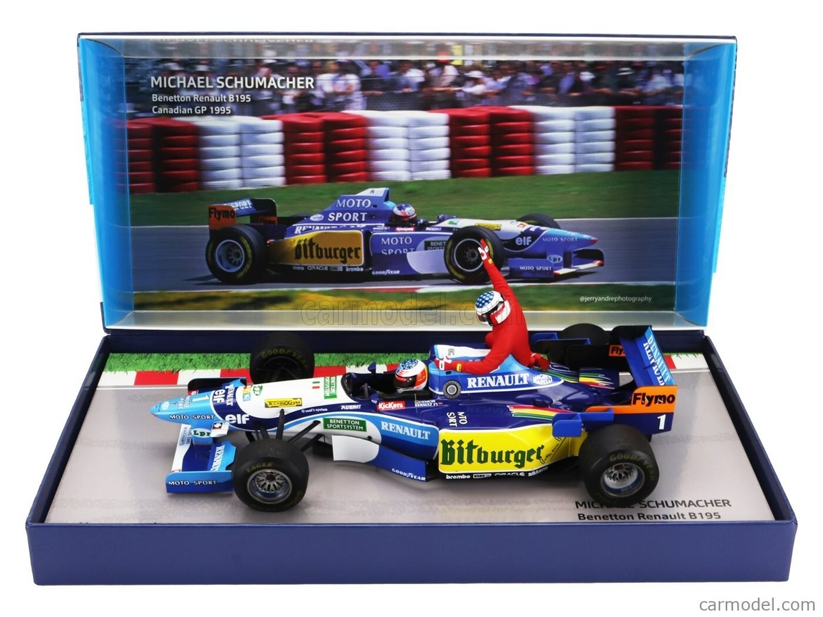 1/18 Minichamps - 1995 BENETTON-RENAULT B195 #1 MICHAEL 1/18 Minichamps - 1995 BENETTON-RENAULT B195 #1 MICHAEL