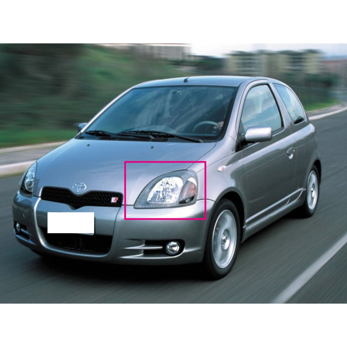 Fits TOYOTA Vitz XP10 MK1 99-03 3D/5D Angel-Eye Headlight CH LHD