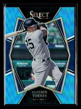 Gleyber Torres #'d /149 - 2022 Panini Select Light Blue SP #198 New York Yankees