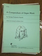 Handel, arr, Owen: Compendium of Handel Organ Music; organ Dean 