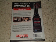 2013 DRIVEN RACING OIL CARB DEFENDER AD / ARTICLE