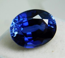 Natural Kashmiri Royal Blue Sapphire Certified Oval Cut 18.60 Ct Loose Gemstone