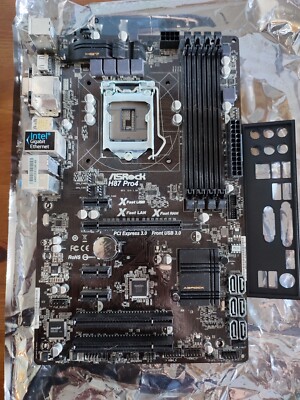i7 4790 + H87pro4 + RX580 + 16GB PC PARTS COMBO