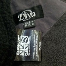 Women's Diva Gilet Body Warmer Grey Vest S/m Surfanic Black Bobble Beanie Bundle