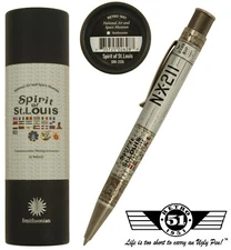 Retro 51 #SRR-2336 / Spirit Of St. Louis Tornado Smithsonian Rollerball Pen