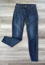 Hudson Natalie Mid-Rise Ankle Jeans Size 27 Skinny Dark Wash