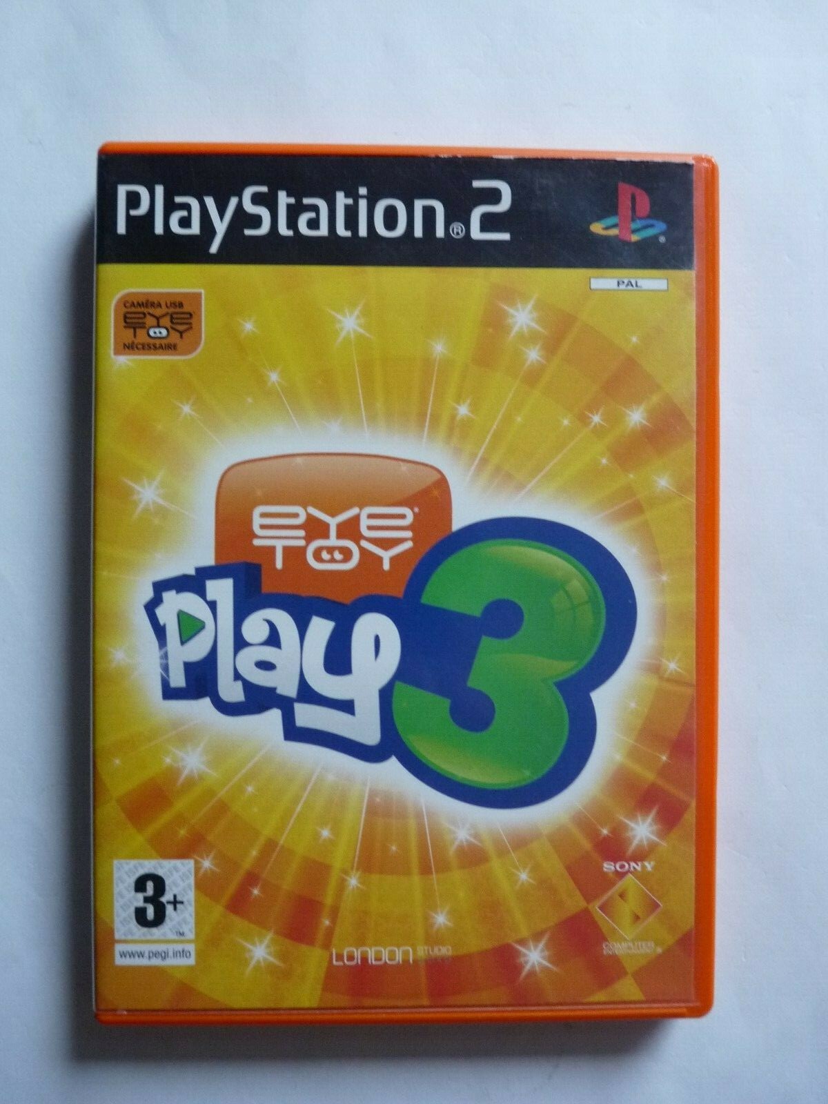 EyeToy : Play 3  - PS2 - CD en bon état