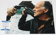 DIRECTOR WERNER HERZOG SIGNED 11x14 MOVIE PHOTO RESCUE DAWN BECKETT COA BAS