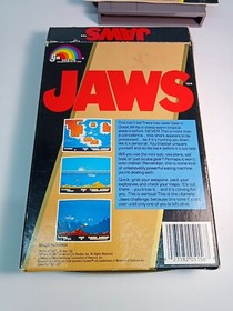Jaws NES (Nintendo, 1987) Box, Manual, Cartridge - RARE & TESTED