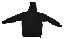 Hanes Ultimate Heavyweight Fleece Pullover Hoodie Sweatshirt Black Mens M 38-40