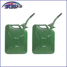 2PCS 5 Gallons Practical Can Gasoline Jerry Can Metal Steel Tank Emergency