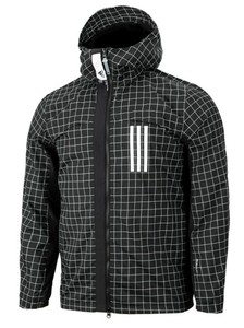 Adidas Men Originals WND Windbreak Jacket Black Run Hood Casual Jackets  GL8684 | eBay
