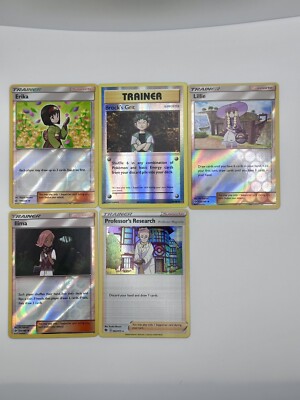 BROCK'S GRIT + TRAINERS XY EVOLUTIONS REVERSE HOLO POKEMON TCG LP 2016/2019