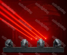 4 Heads DMX Sharp Dj Beam Bar Moving Head Stage Lights 4X10W RGBW 4in1 LED Show