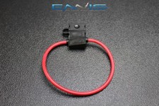 1 18 GAUGE ATC FUSE HOLDER IN-LINE AWG WIRE COPPER 12 VOLT BLADE WATERPROOF EE