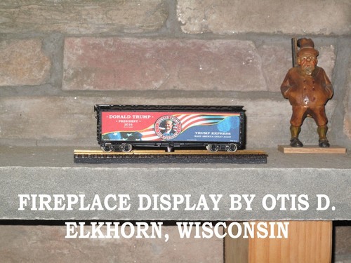 HO SCALE CUSTOM LETTERED GEORGE W BUSH FOR PRESIDENT REEFER AVAIL IN O SCALE - Picture 9 of 11
