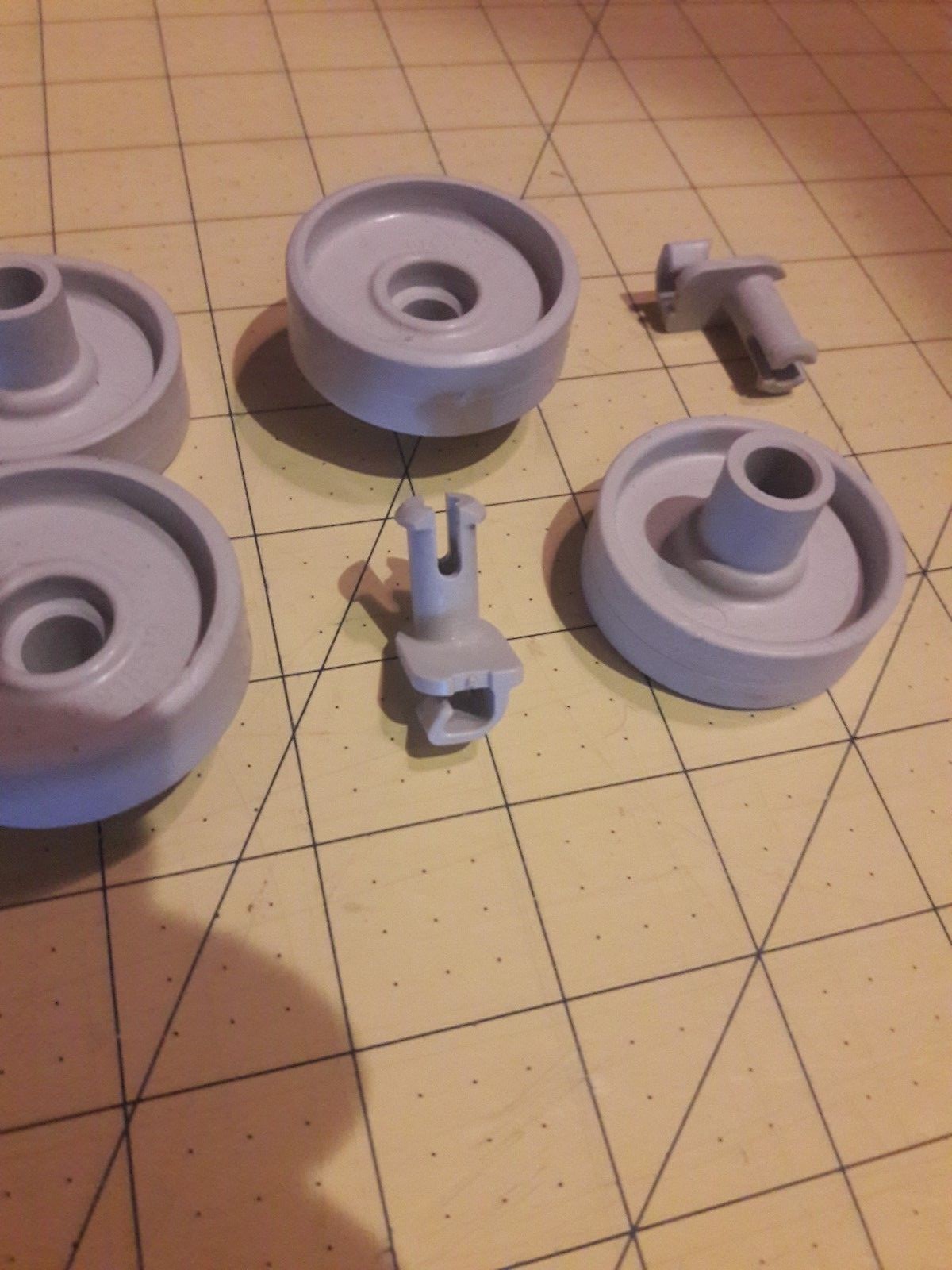 Maytag Dishwasher Dishrack RollerS 6918519 / 4 ROLLERS / 2 SNAP AXLES eBay