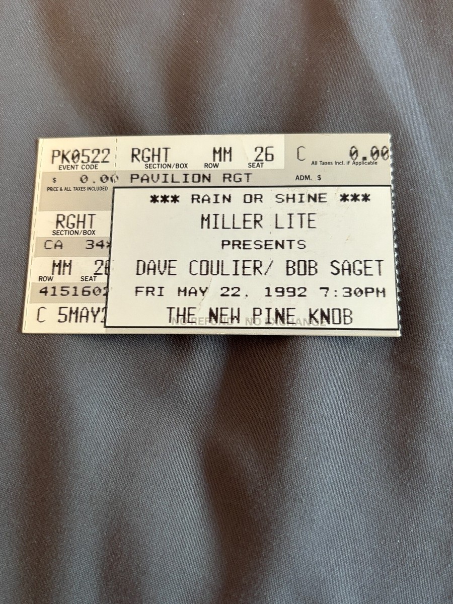 Various Vintage Concert Ticket Stubs - Take your pick! | eBay