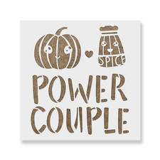 Fall Pumpkin Spice Stencil - Durable Reusable Mylar Stencils