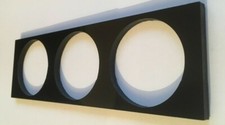 CUSTOM GAUGE MOUNT GLOSS BLACK OR MATT BLACK MAX SIZE 300X100MM