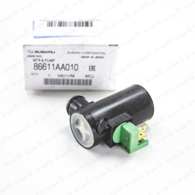 #ad New Genuine OEM Subaru 90 08 Front Windshield Washer Fluid Pump 86611AA010 $54.23