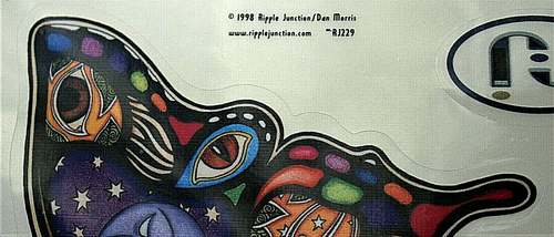 Psychedelic Hippie Dan Morris Ripple Junction Butterfly Sticker Set New NOS 1998 - Bild 4 von 4