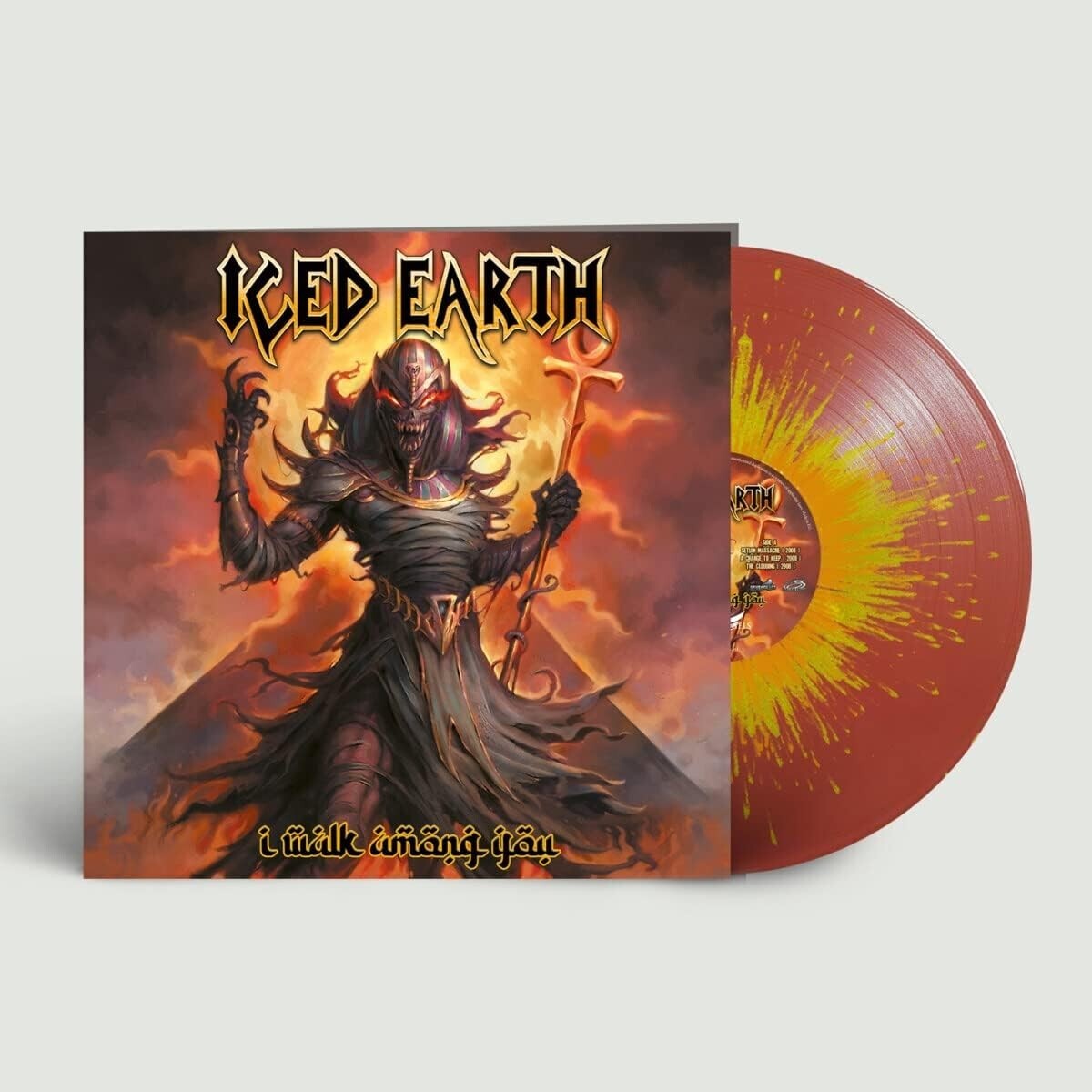 ICED EARTH - I Walk Among You 2023 EU Splatter Vinyl LP New