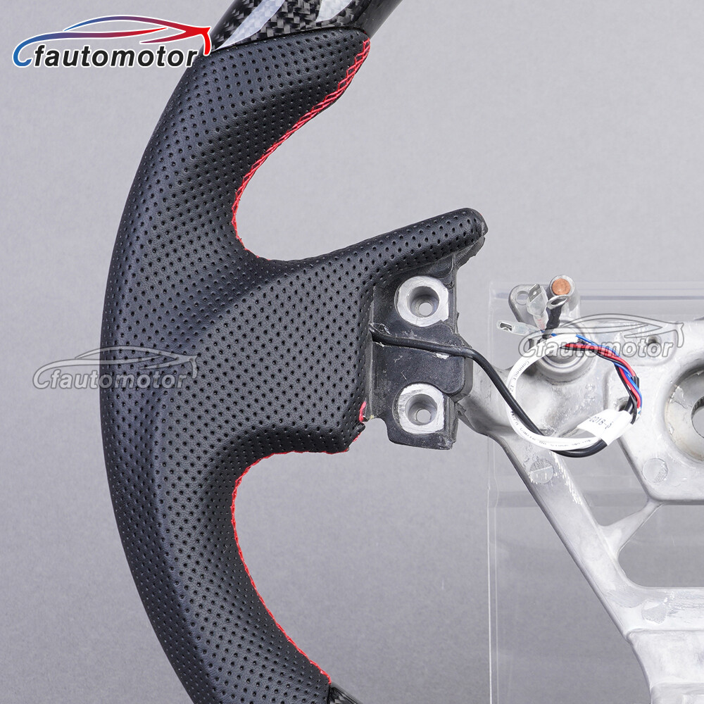 Carbon Fiber Perforated Leather LED Steering Wheel for 0407 Infiniti